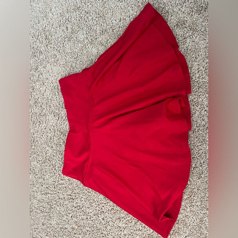 red skirt!